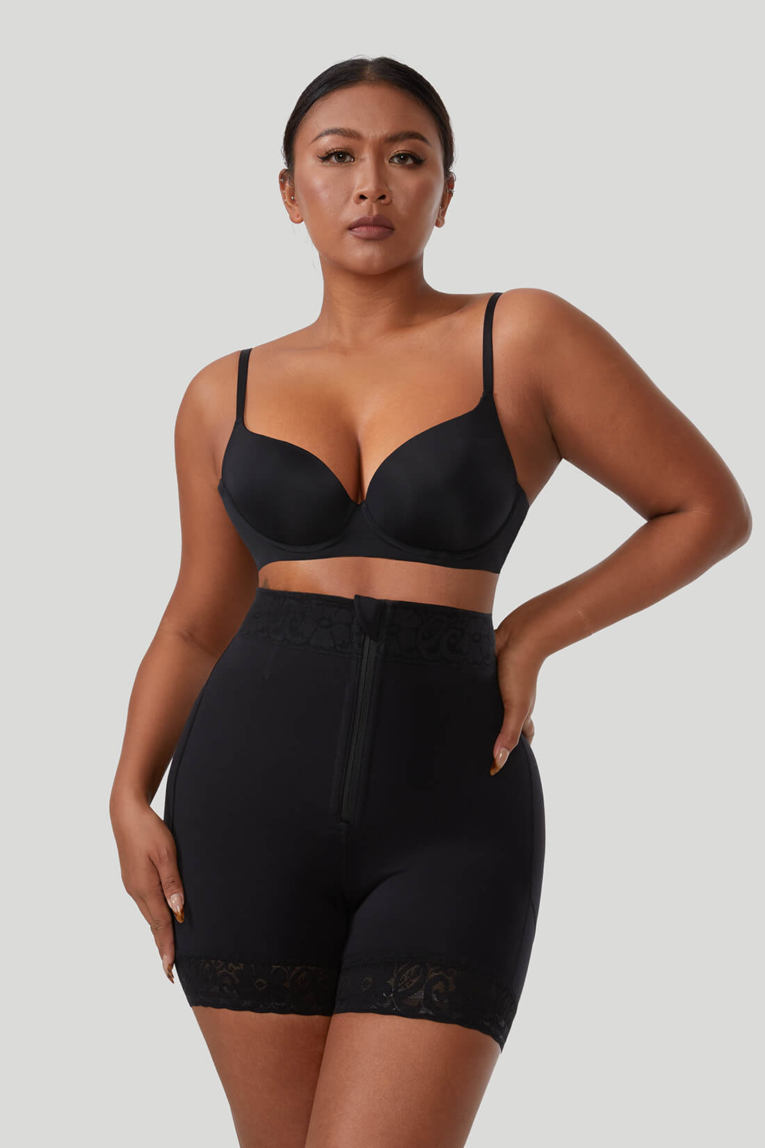 Spitze Zipper Sculpt Mid Short
