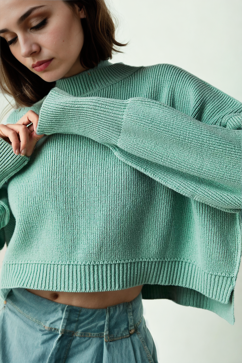 Fallende Blätter 🍂 Pullover crop