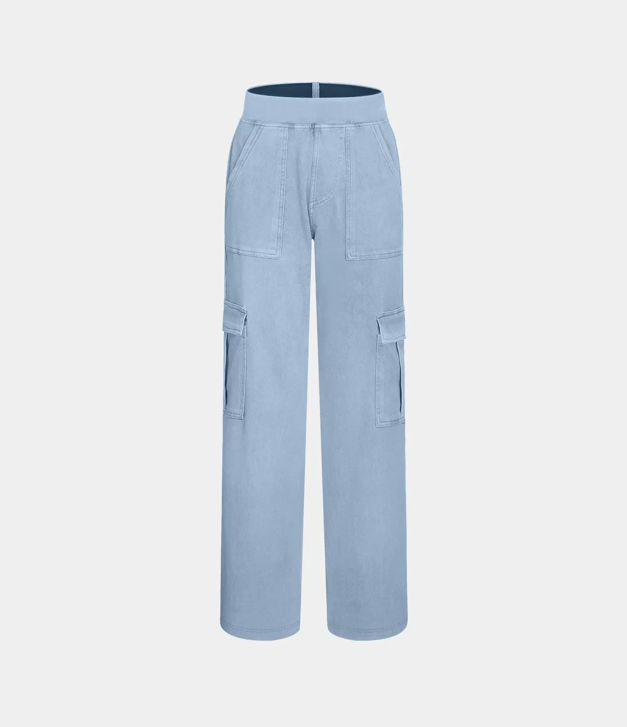 Cargo-Jeans mit mittlerer Leibhöhe