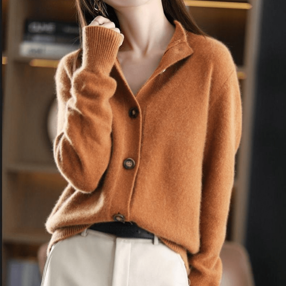 Anna™ | Gestricktes Kaschmir-Gilet
