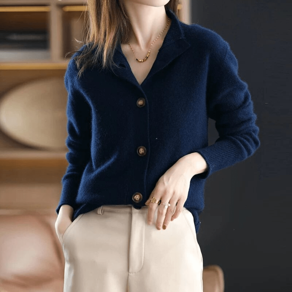 Anna™ | Gestricktes Kaschmir-Gilet