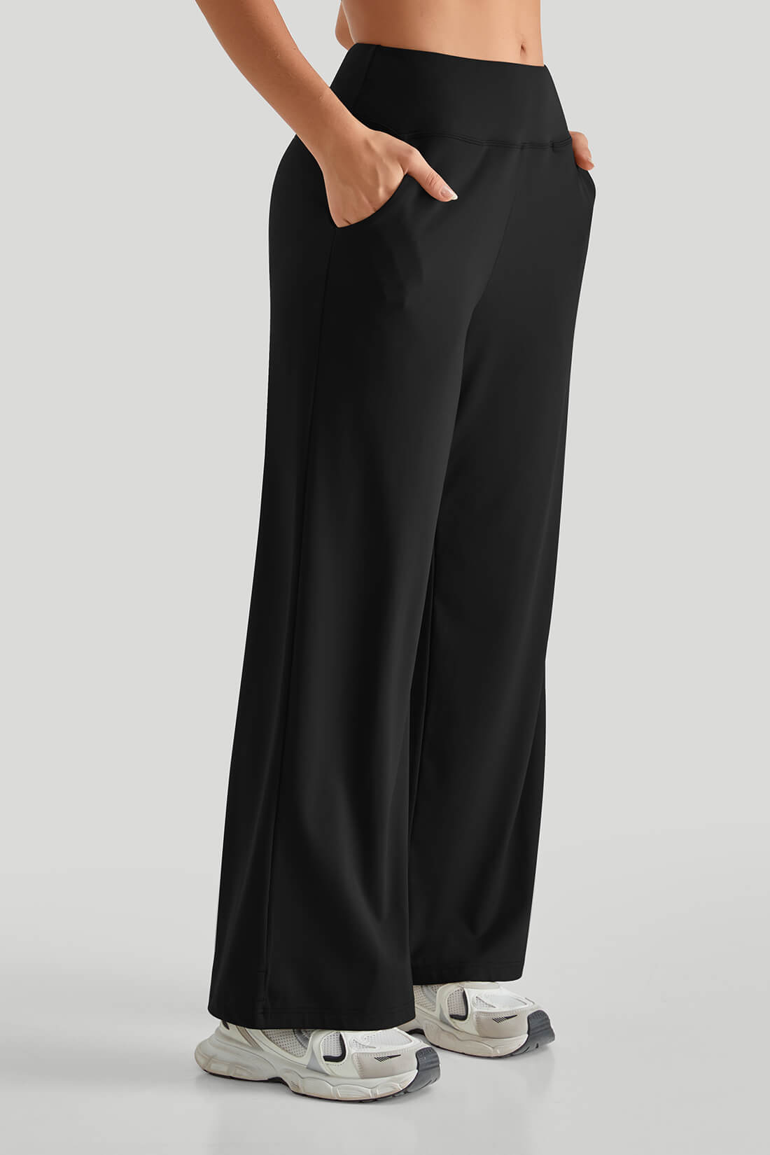 Basic-Hose mit weitem Bein
