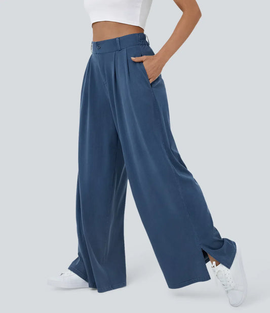Freizeithose mit hoher Taille