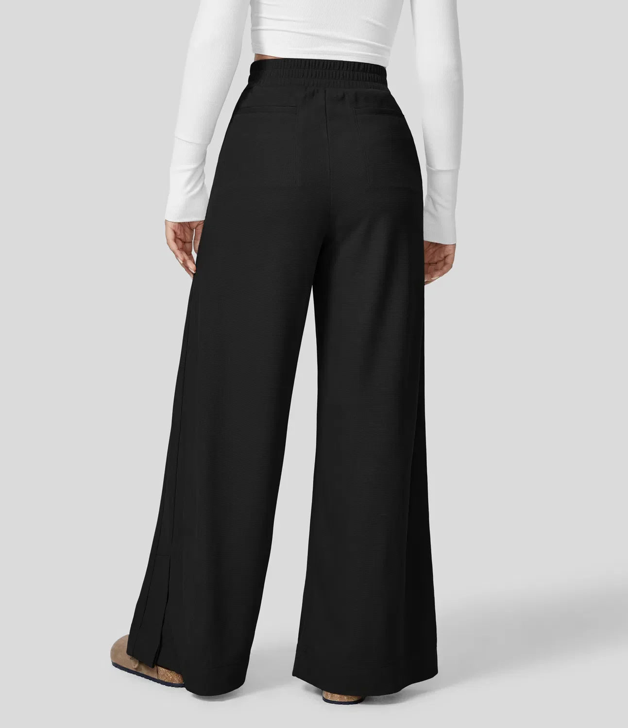Freizeithose mit hoher Taille