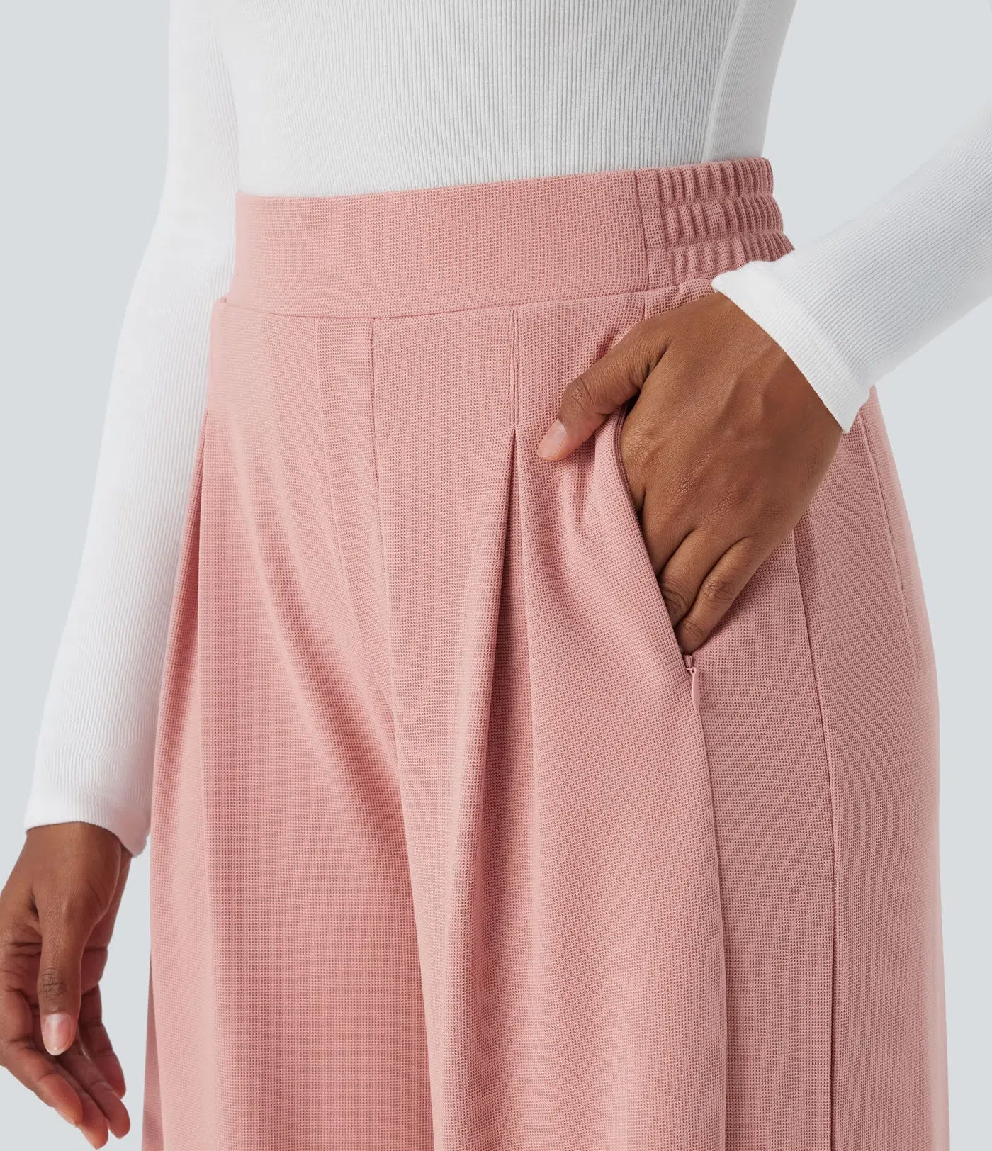 Freizeithose mit hoher Taille