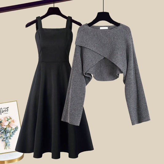 Amalia™ | Elegantes Strickkleid Set