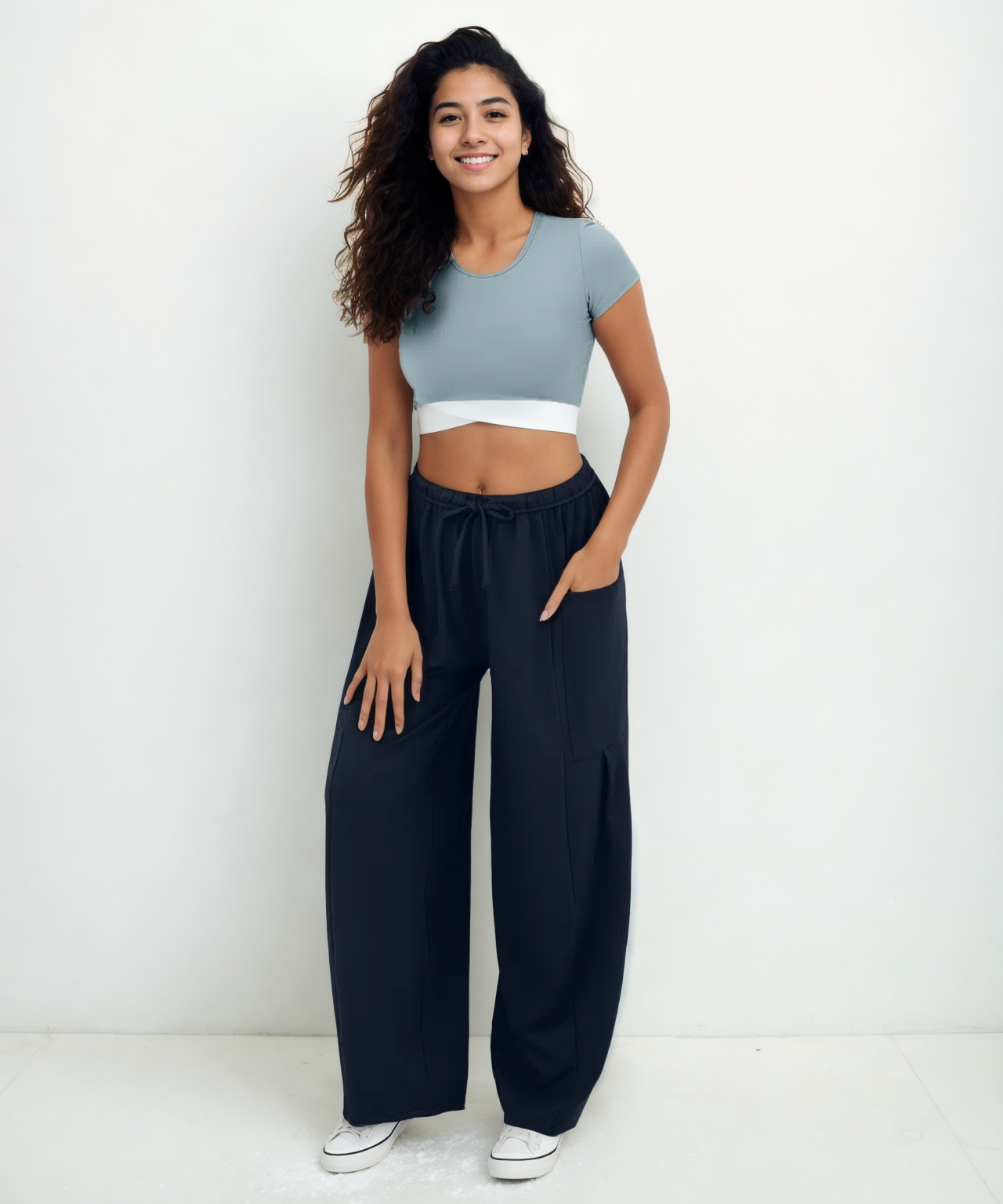 bequeme Hose mit Gummizug im Bund
