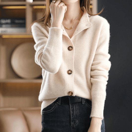 Anna™ | Gestricktes Kaschmir-Gilet
